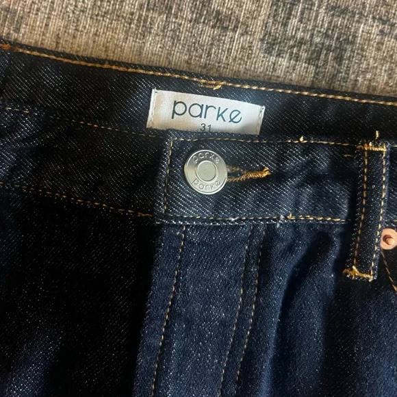 Parke Dark Wash Denim Mini Skirt - Picture 4 of 4